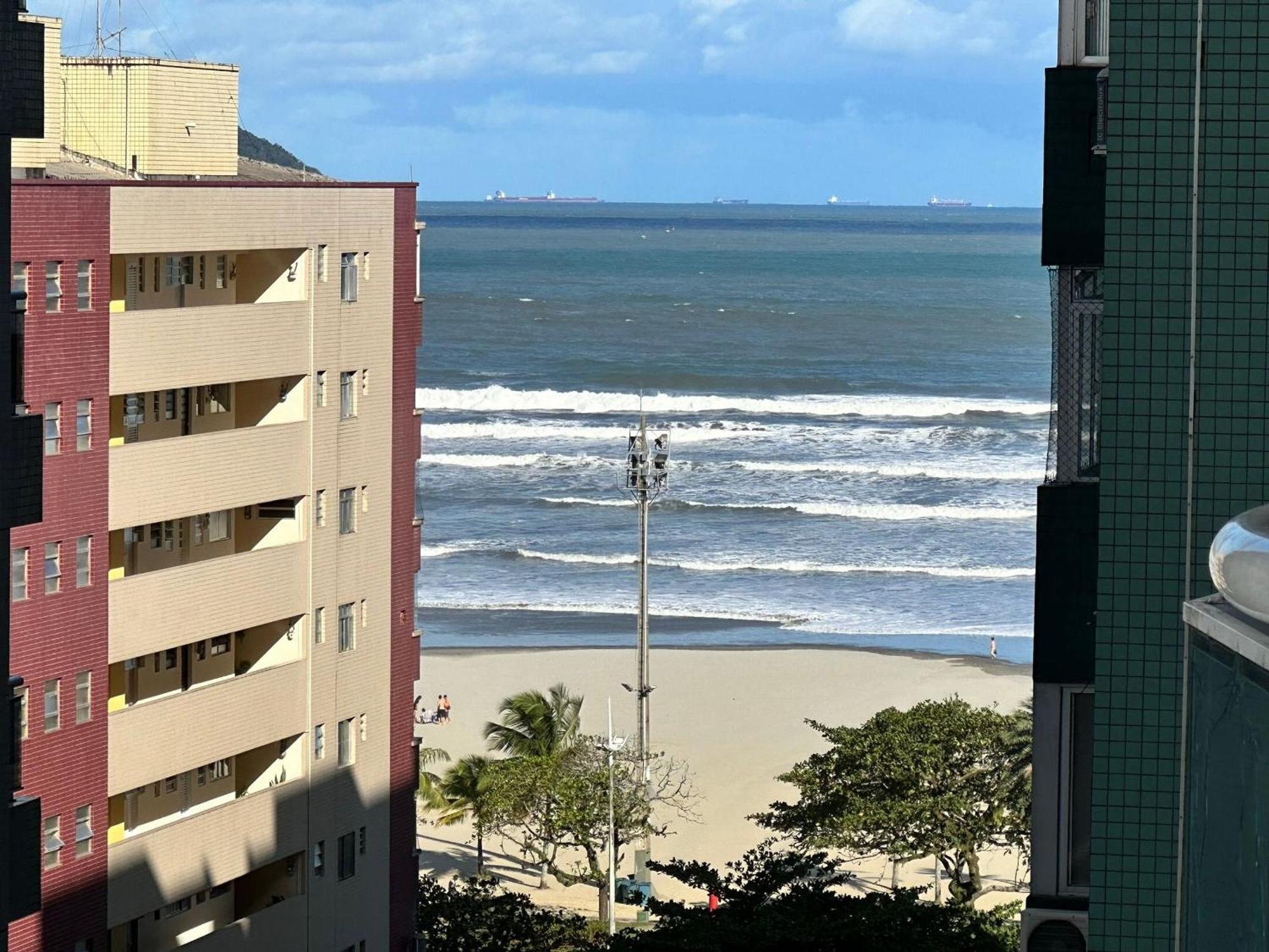 Residencial Estanconfor Com Vista Mar 2 Ac E Garagem Apartment Santos  Exterior photo